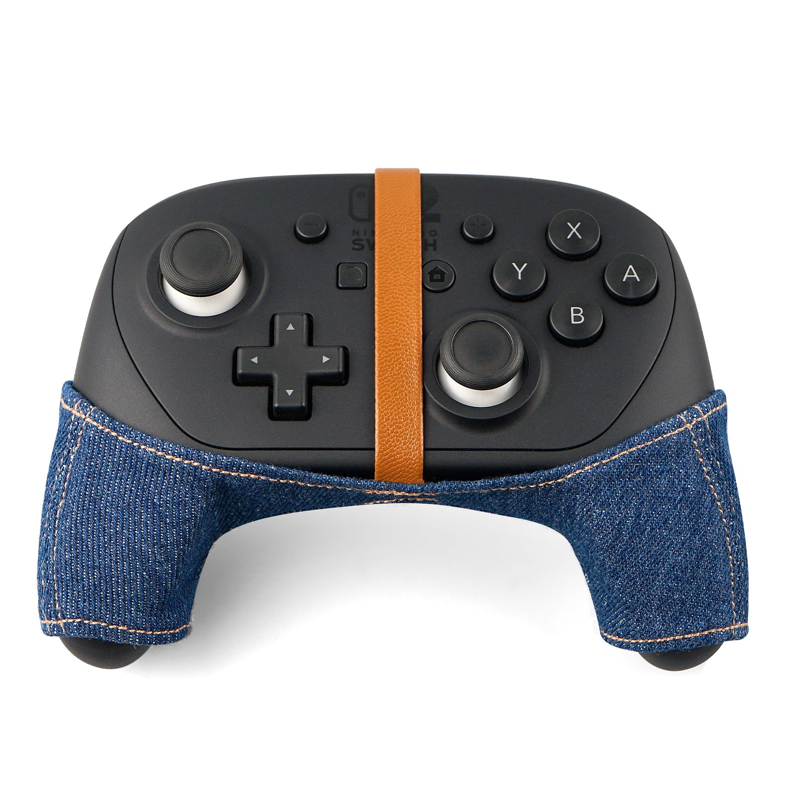 EXknight Denim Overall for Switch 2 Pro Controller - Non-Slip Grip