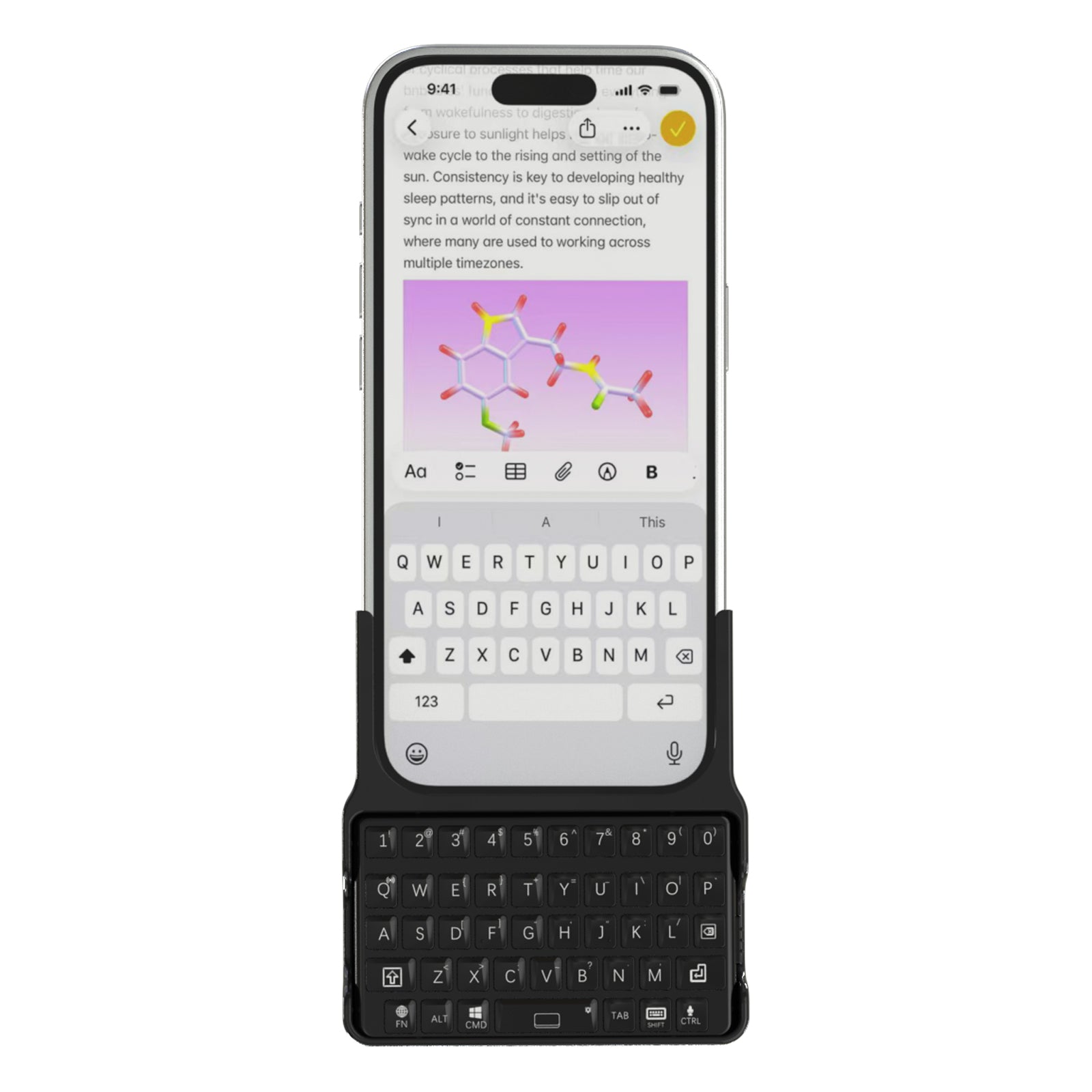 EXknight Mini Keyboard & 3D Printed Case for iPhone 17 Series – EXKnight  Gaming