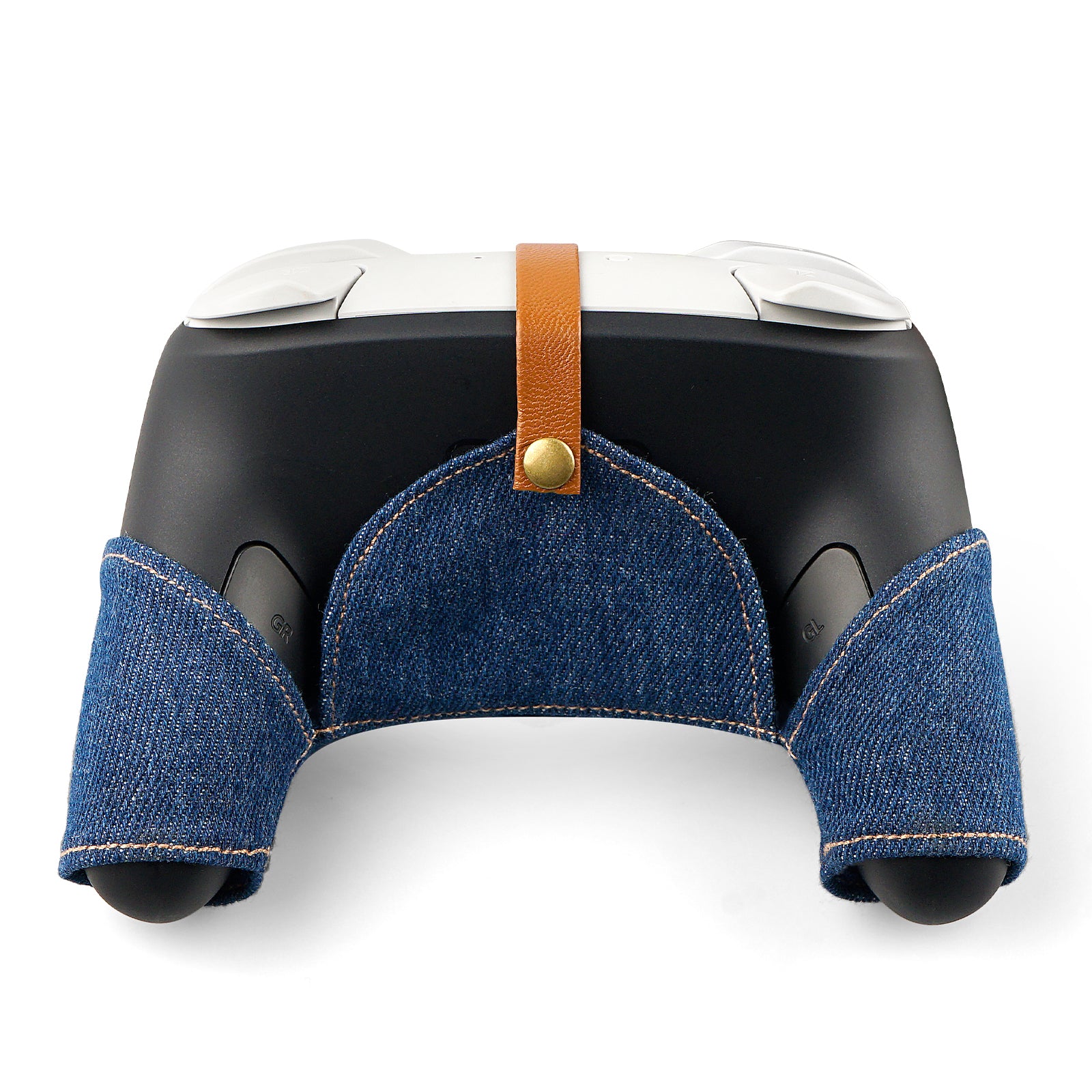 EXknight Denim Overall for Switch 2 Pro Controller - Non-Slip Grip