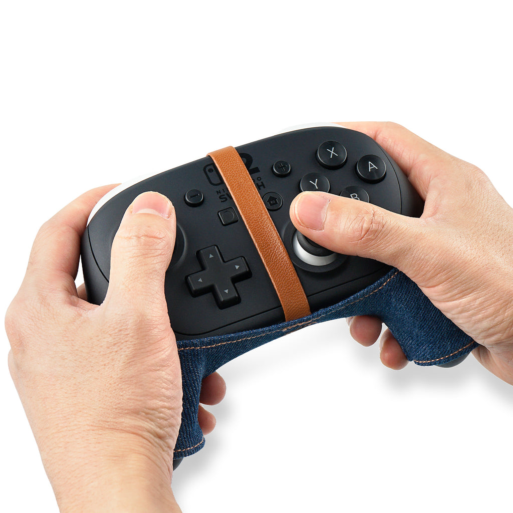 EXknight Denim Overall for Switch 2 Pro Controller - Grip Cover