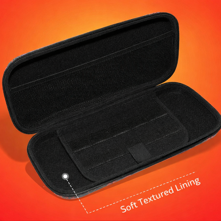 Custom Texture UV Print Carrying Case for Switch 2 - Meowseverywhere