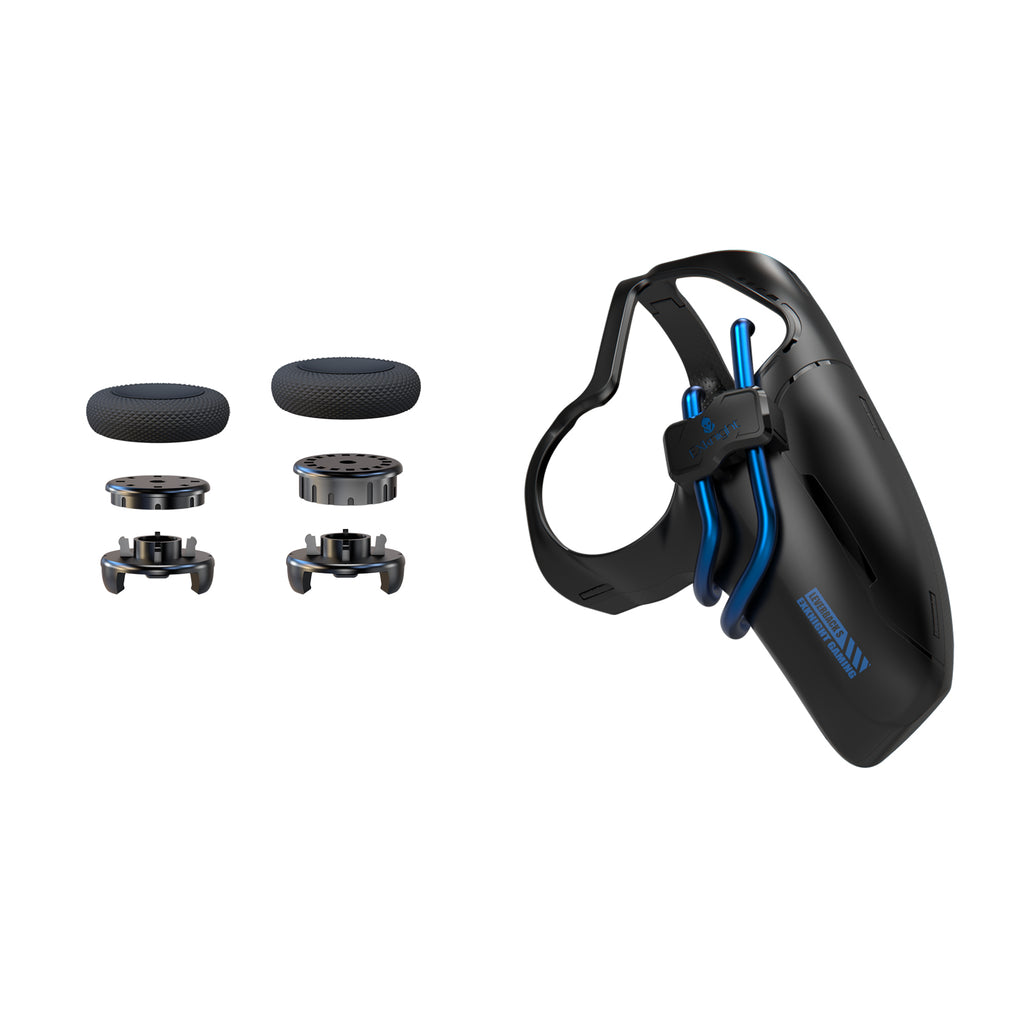 EXknight FPS Pack for PS5 Controller (Paddles Attachment & Adjustable Freaks)