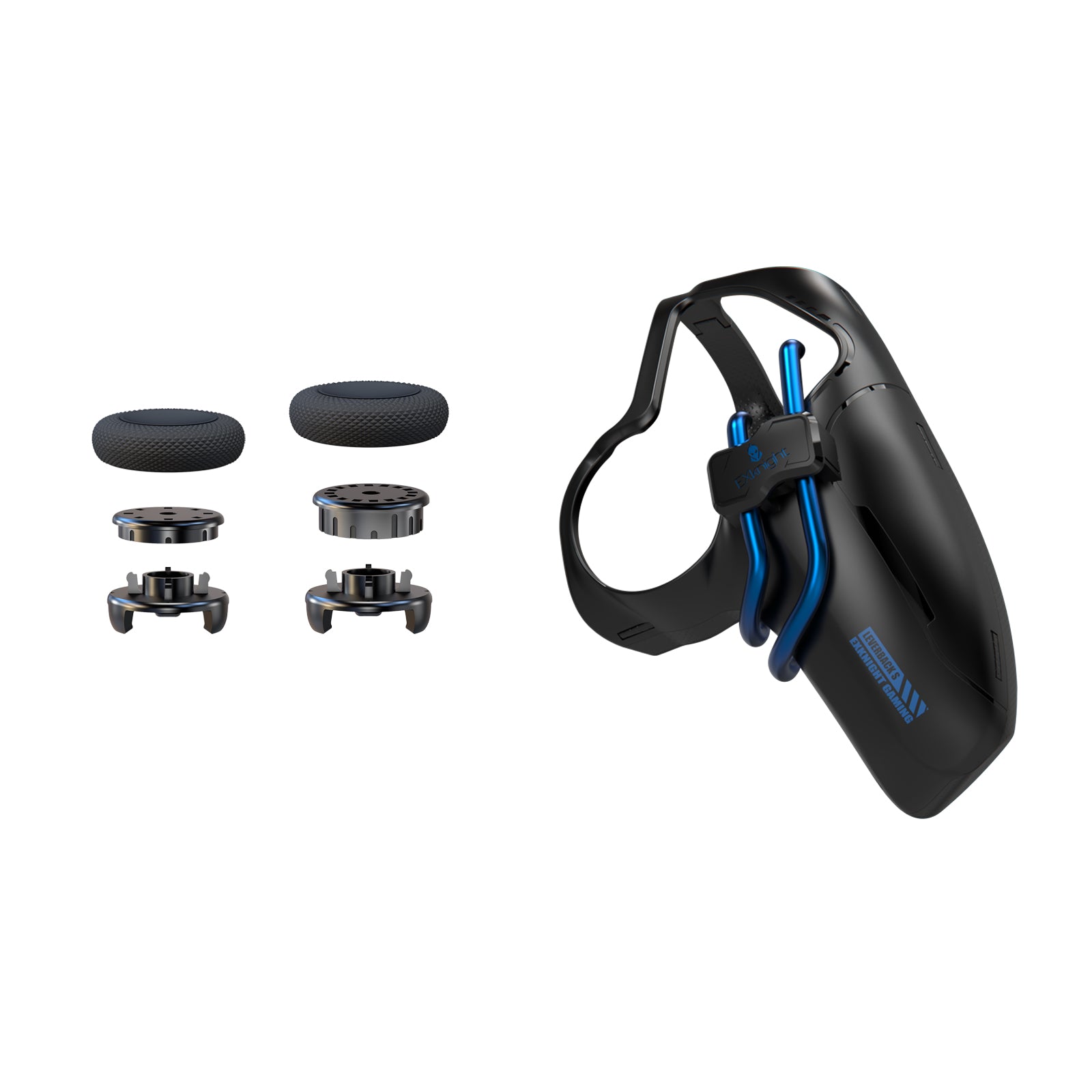 EXknight FPS Pack for PS5 Controller (Paddles Attachment & Adjustable Freaks)