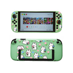 Texture UV Print Plastic Slim Case for Switch 2 - Pixel Bunny