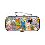 Custom Texture UV Print Carrying Case for Switch 2 - Meowseverywhere