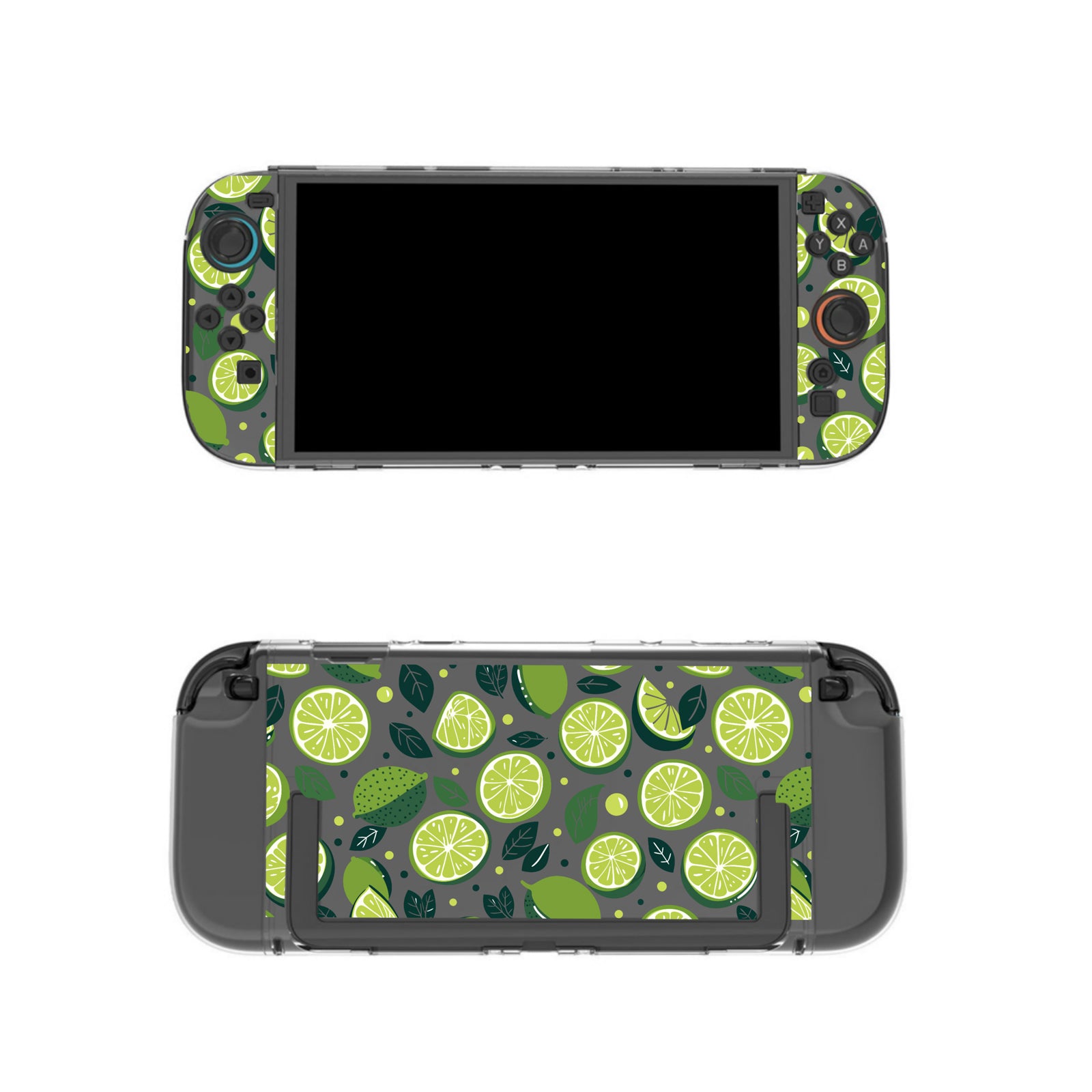 Texture UV Print Plastic Slim Case for Switch 2 - Lemon