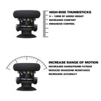 EXknight Controller Freaks, Height Adjustable Thumbstick Grips for PS5 and PS4 Controllers