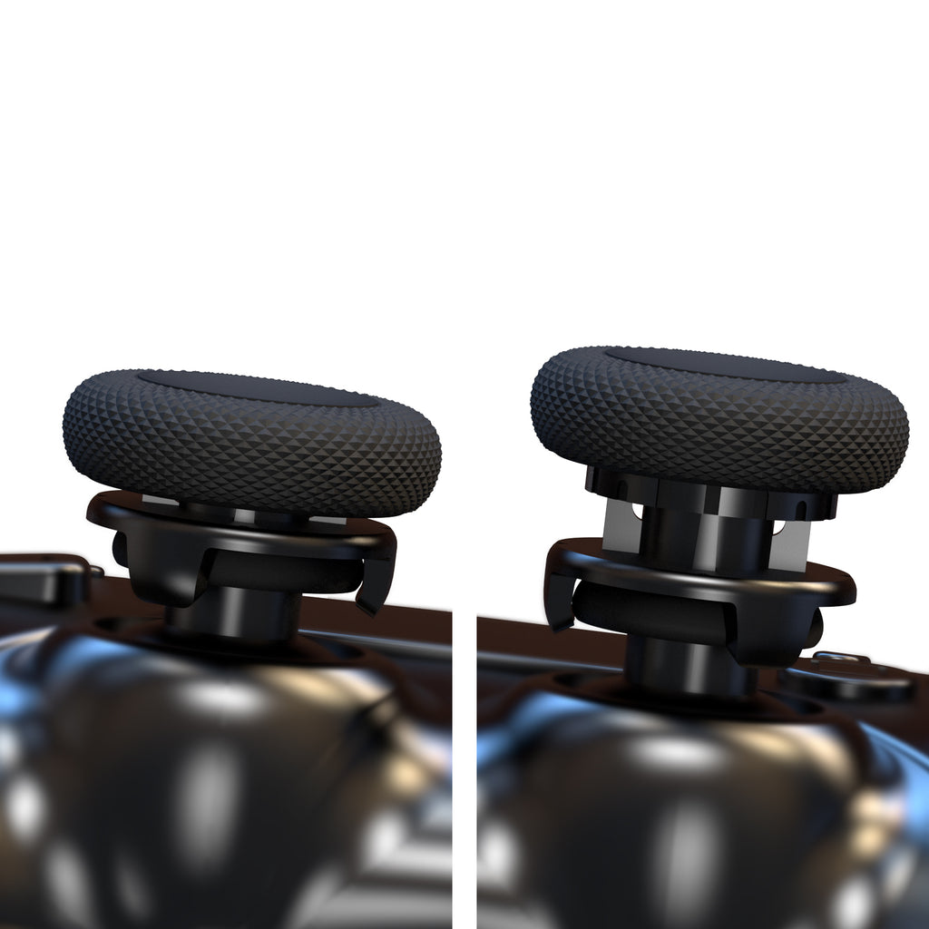 EXknight Controller Freaks, Height Adjustable Thumbstick Grips for PS5 and PS4 Controllers