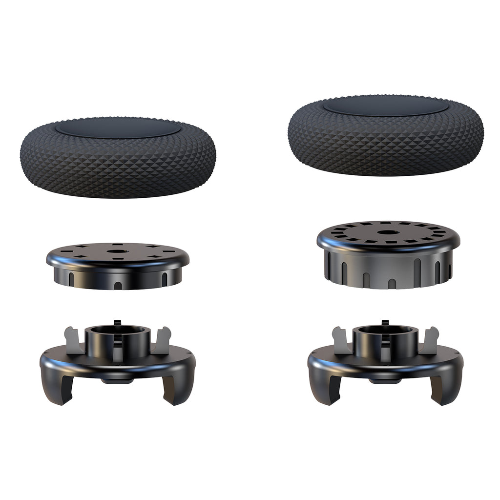 EXknight Controller Freaks, Height Adjustable Thumbstick Grips for PS5 and PS4 Controllers