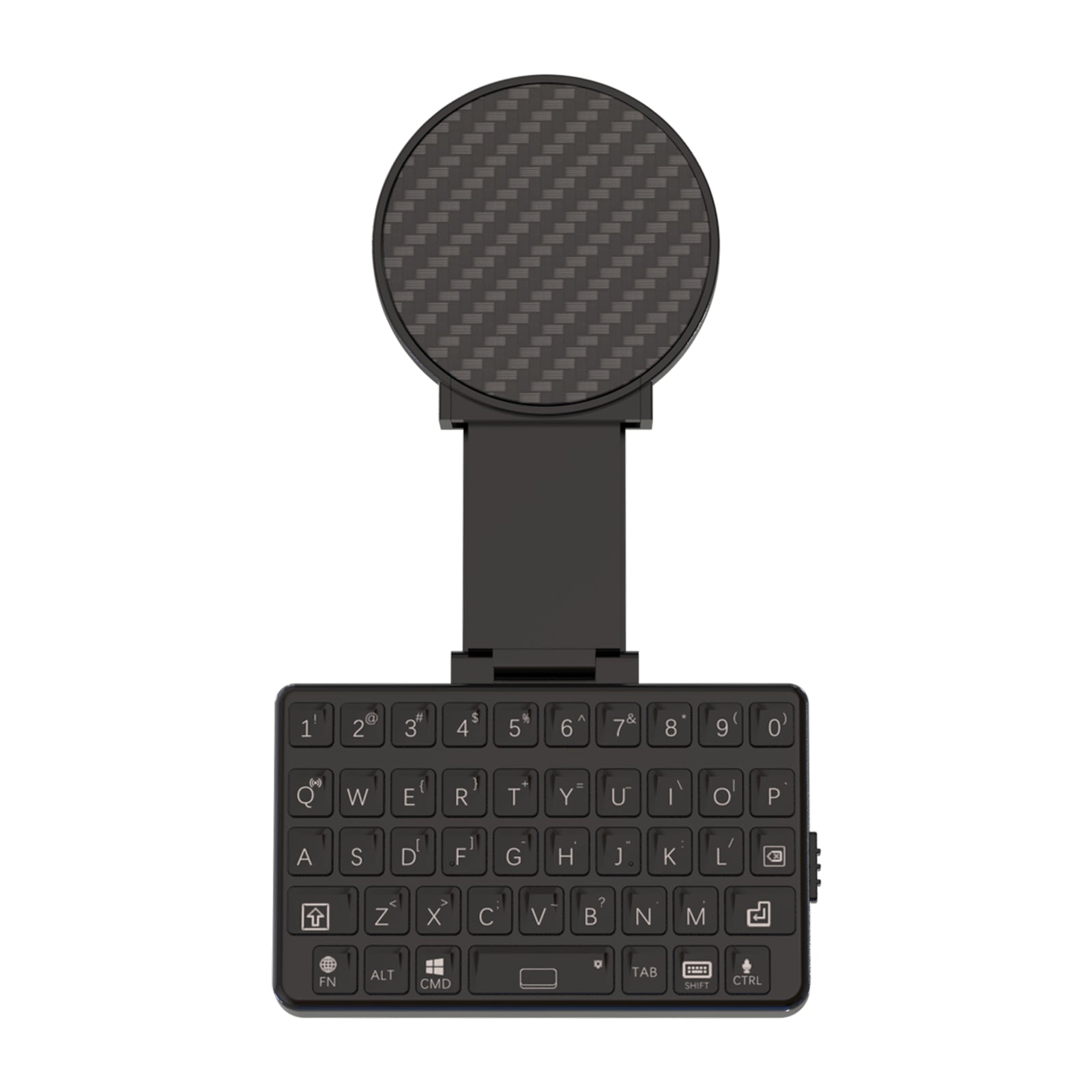 EXKnight Mini Keyboard with Magnetic Extendable Phone Mount