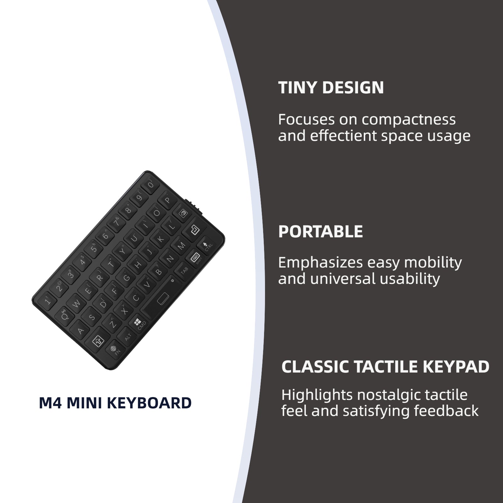 EXknight Mini Keyboard - Wireless Bluetooth Keyboard for iOS, iPhone, iPad, Mac, Android, Smartphone & Tablet
