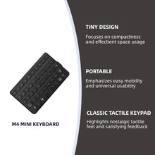 Load image into Gallery viewer, EXknight Mini Keyboard - Wireless Bluetooth Keyboard for iOS, iPhone, iPad, Mac, Android, Smartphone &amp; Tablet
