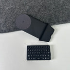 EXKnight Magnetic Keyboard for iPhone (MagSafe-Compatible) – Wireless Mini Keyboard with 3D Printed Magnetic Backplate, Clicky Dome Switch Typing Feel