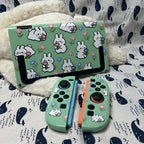 Texture UV Print Plastic Slim Case for Switch 2 - Pixel Bunny
