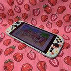 Texture UV Print Plastic Slim Case for Switch 2 - Meow in Bloom