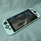 Texture UV Print Plastic Slim Case for Switch 2 - Mint Bloosm