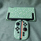 Texture UV Print Plastic Slim Case for Switch 2 - Mint Bloosm