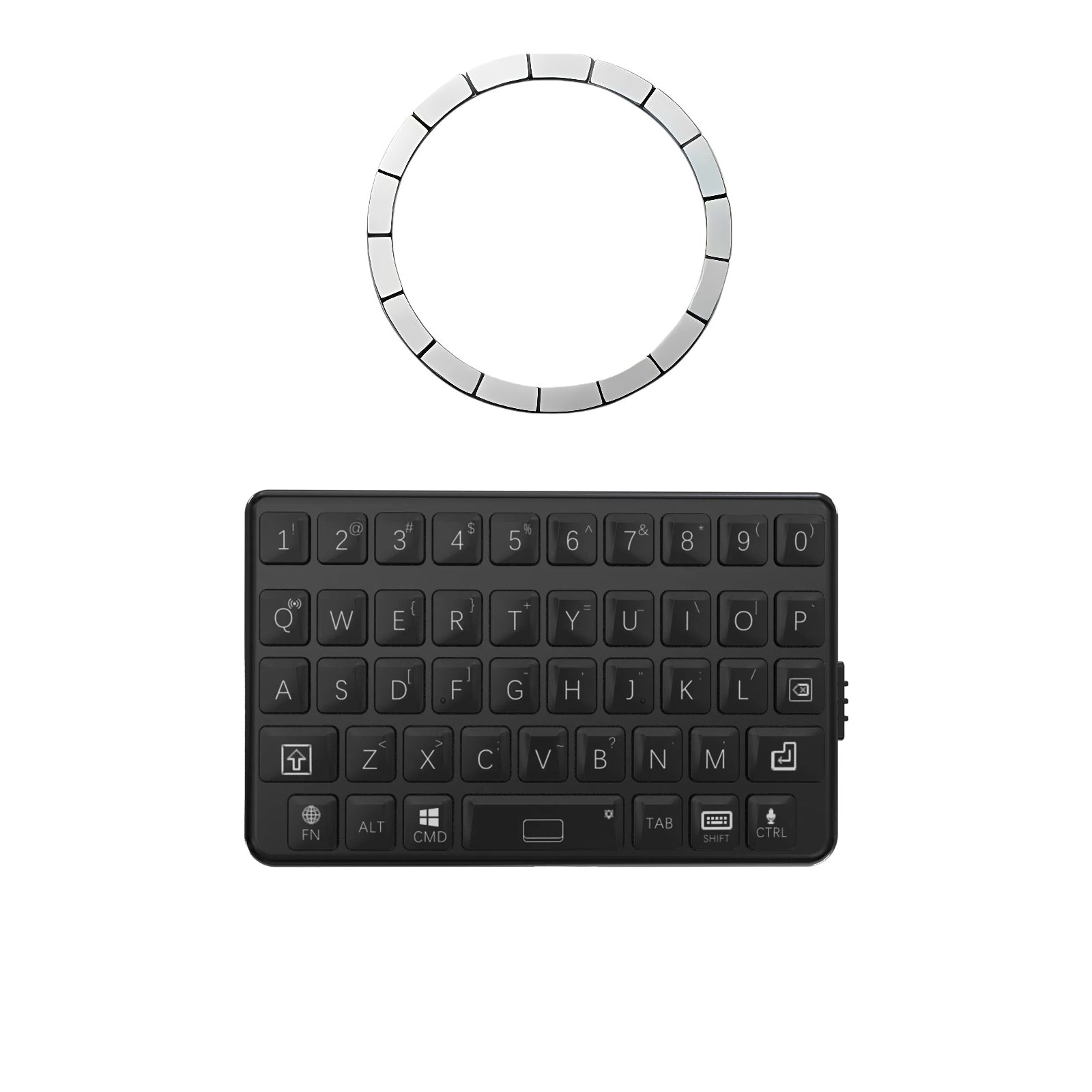 EXknight Mini Keyboard - Wireless Bluetooth Keyboard for iOS, iPhone, iPad, Mac, Android, Smartphone & Tablet