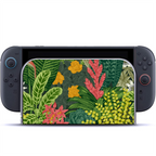 Custom UV Print Switch 2 Dock Faceplate - Flower